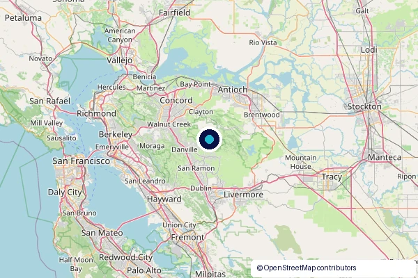 Contra Costa County service area map