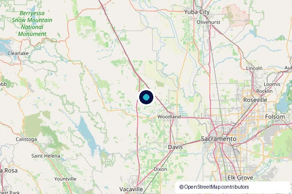 Yolo County service area map